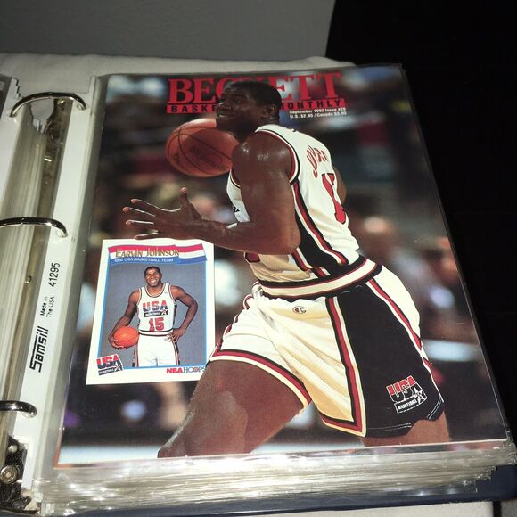 NBA Beckett 33 Basketball NBA Magazine Massive Vintage Lot Most In Good Shape - Picture 8 of 15
